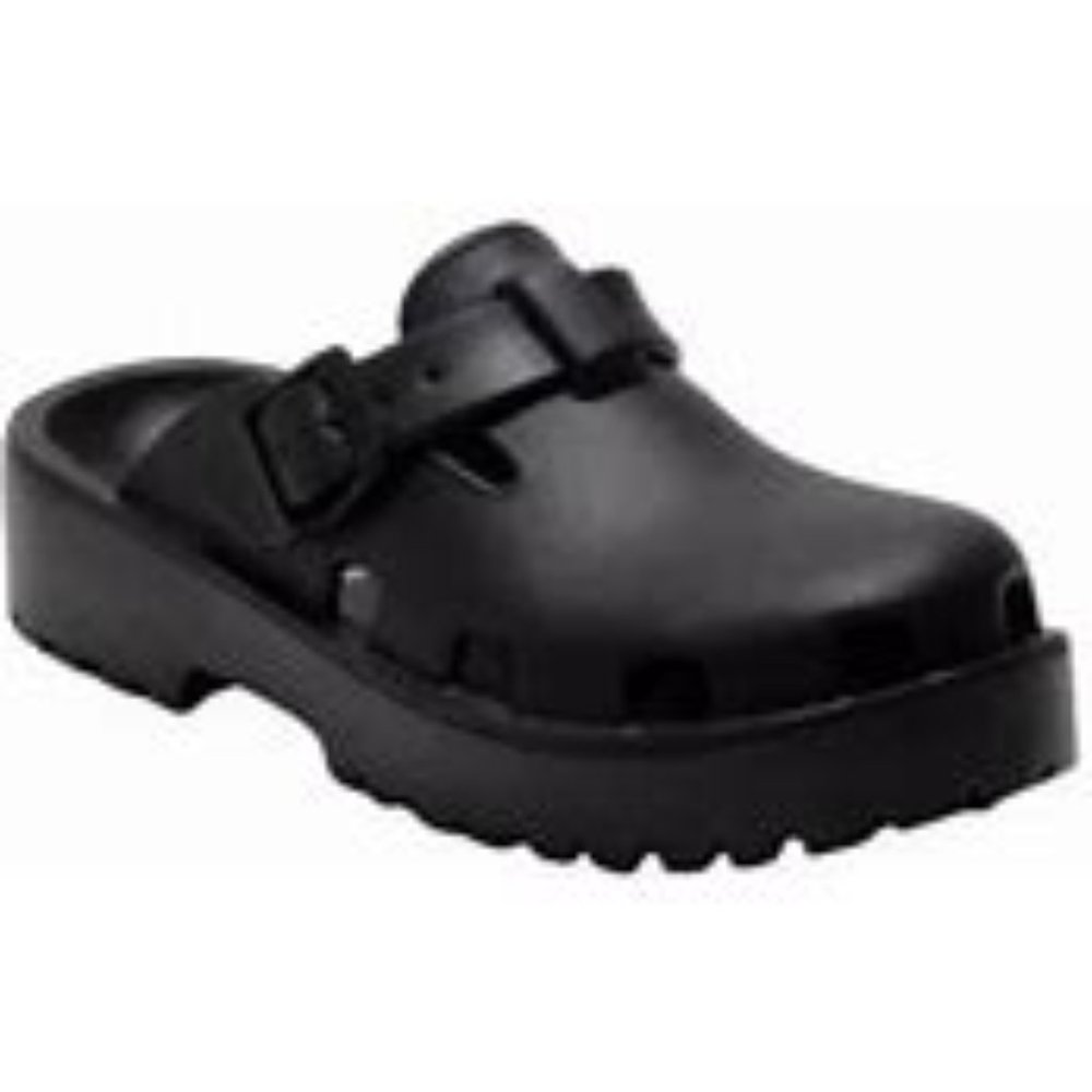 NWT- FREE PEOPLE KARLIE BUCKLE  SLIDE 39- BLACK